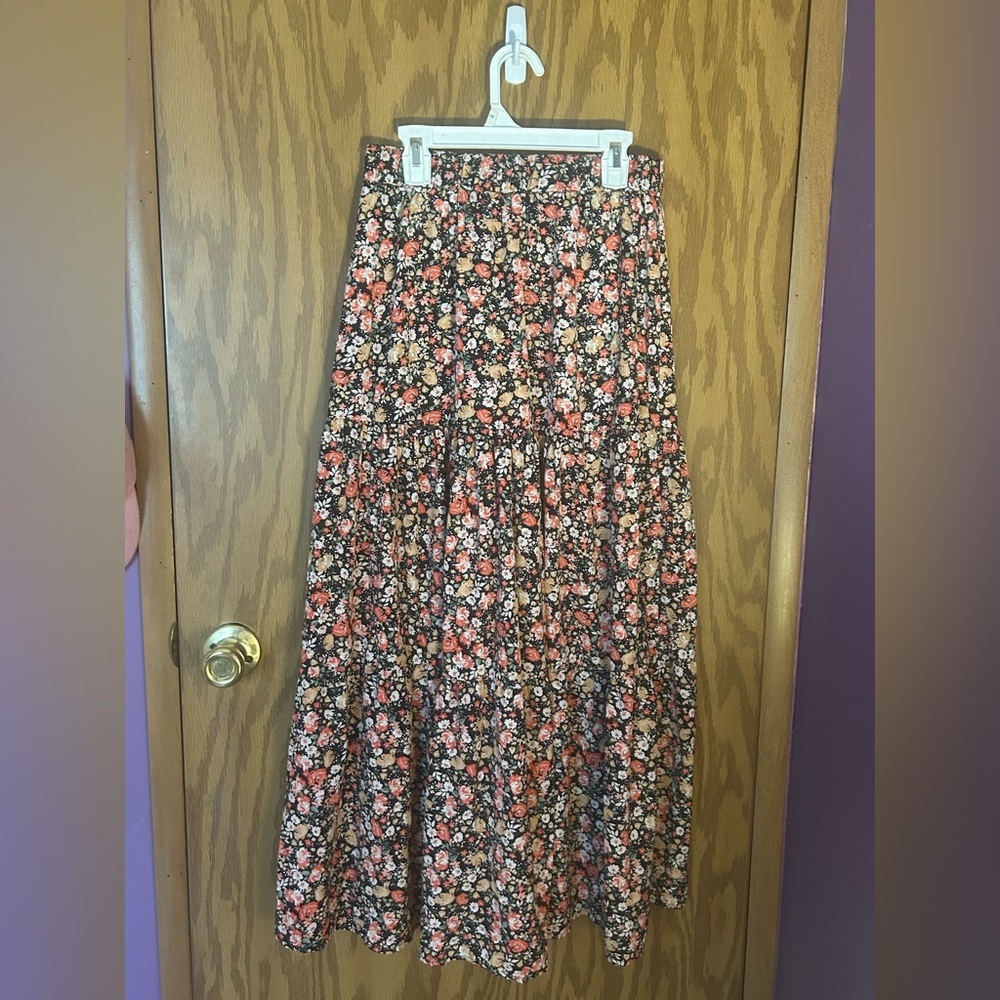 Floral Patchwork Skirt